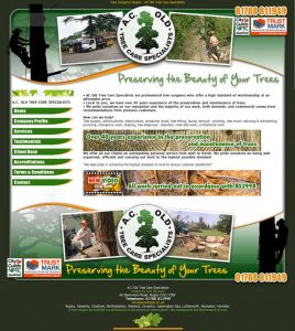 Web Design – AC Old Tree Surgeons