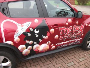 Vehicle Graphics – The Dog and Foam