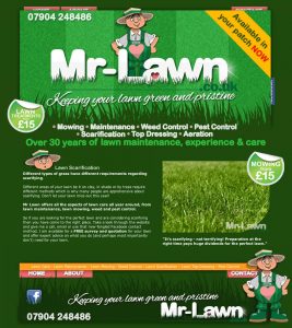 Rugby Web Design – Mr Lawn