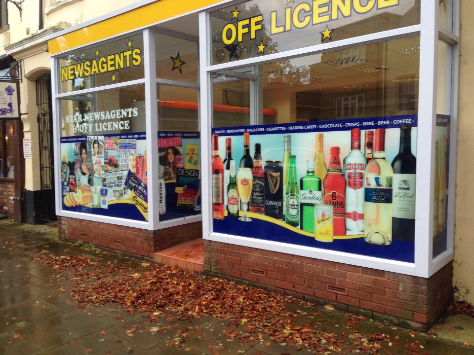 shop front graphics daventry