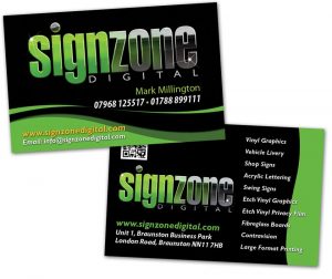 Signzone Graphics Business Cards