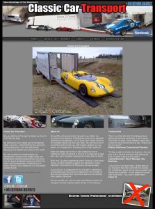 Classic Car Transport Website