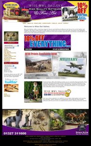 Website Design – Wise Owl Gallery