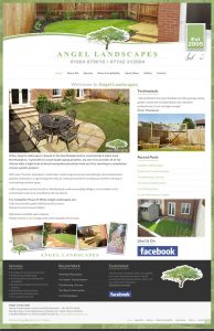 Website Design – Angel Landscapes