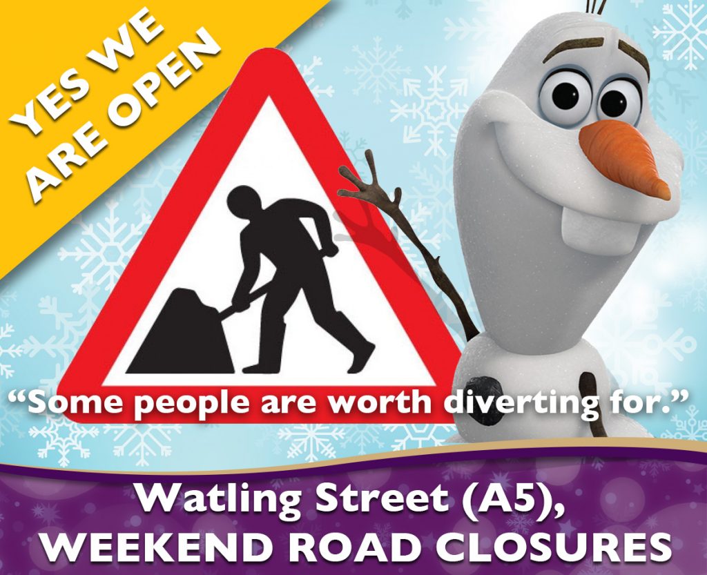 A5 Weekend Road Closures