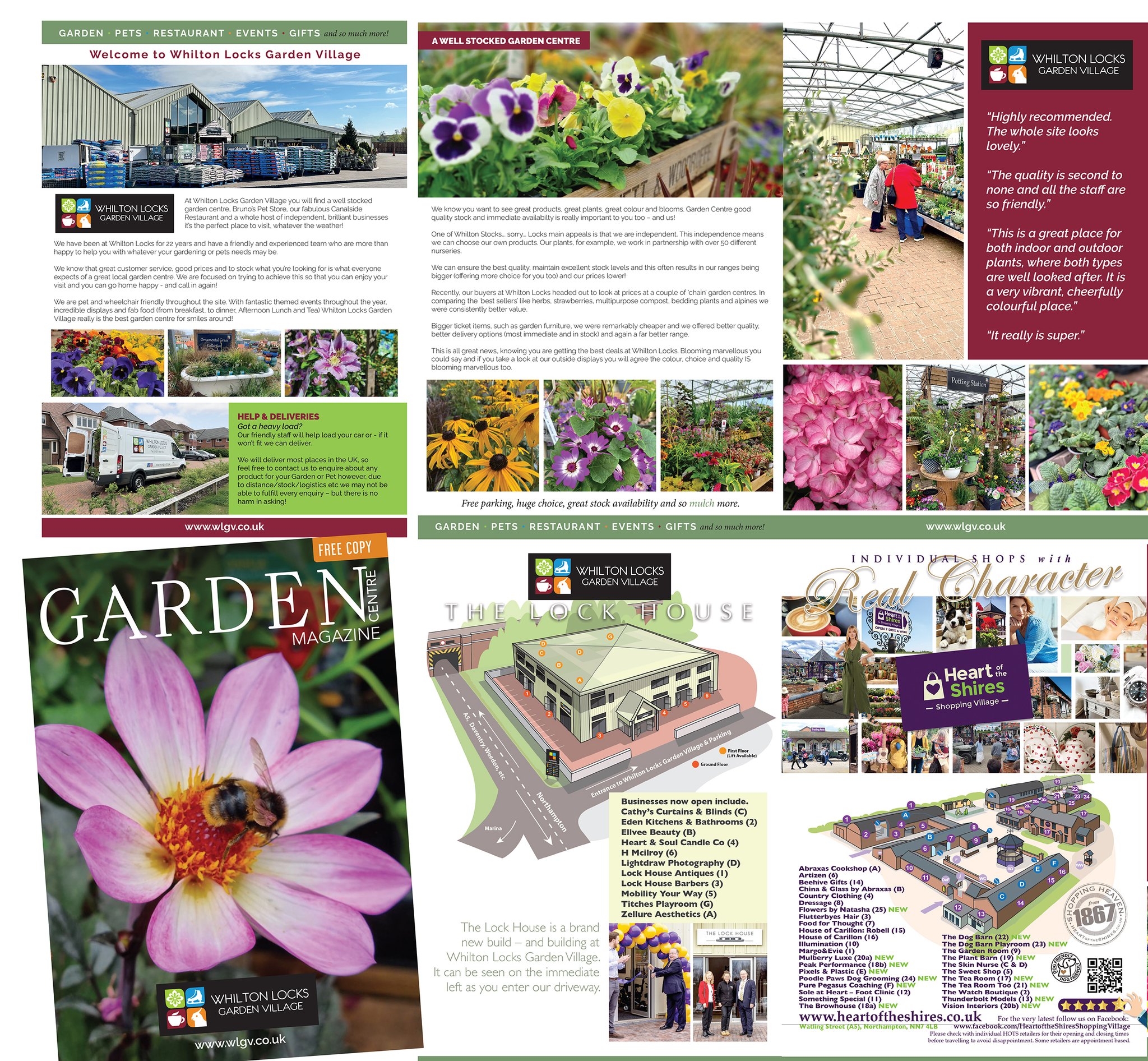 Nick Price marketing Whilton Locks Garden Village